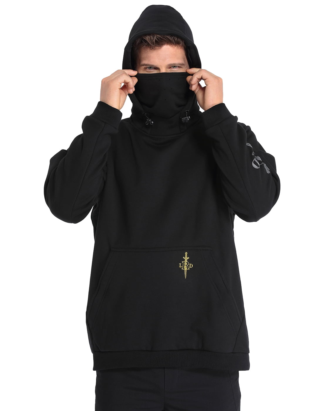 Ninja Balaclava Hoodie with Built-In Face Mask