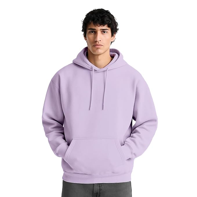 Oversized Hoodies for Man Stylish | 280 GSM Rich Cotton Fleece Solid Oversized Fit Hooded Full Sleeve Oversized Sweatshirt for Men | Stylish Casual Wear Winter Hoodies for Men
