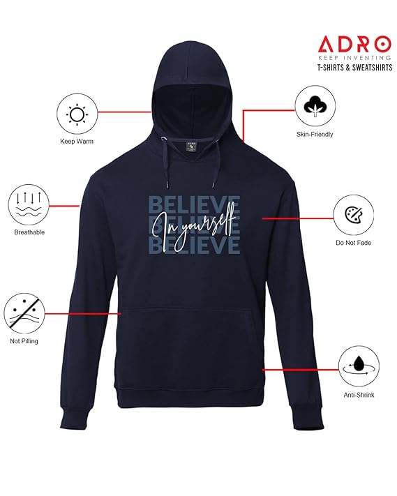 Cotton Men Hooded Sweatshirt