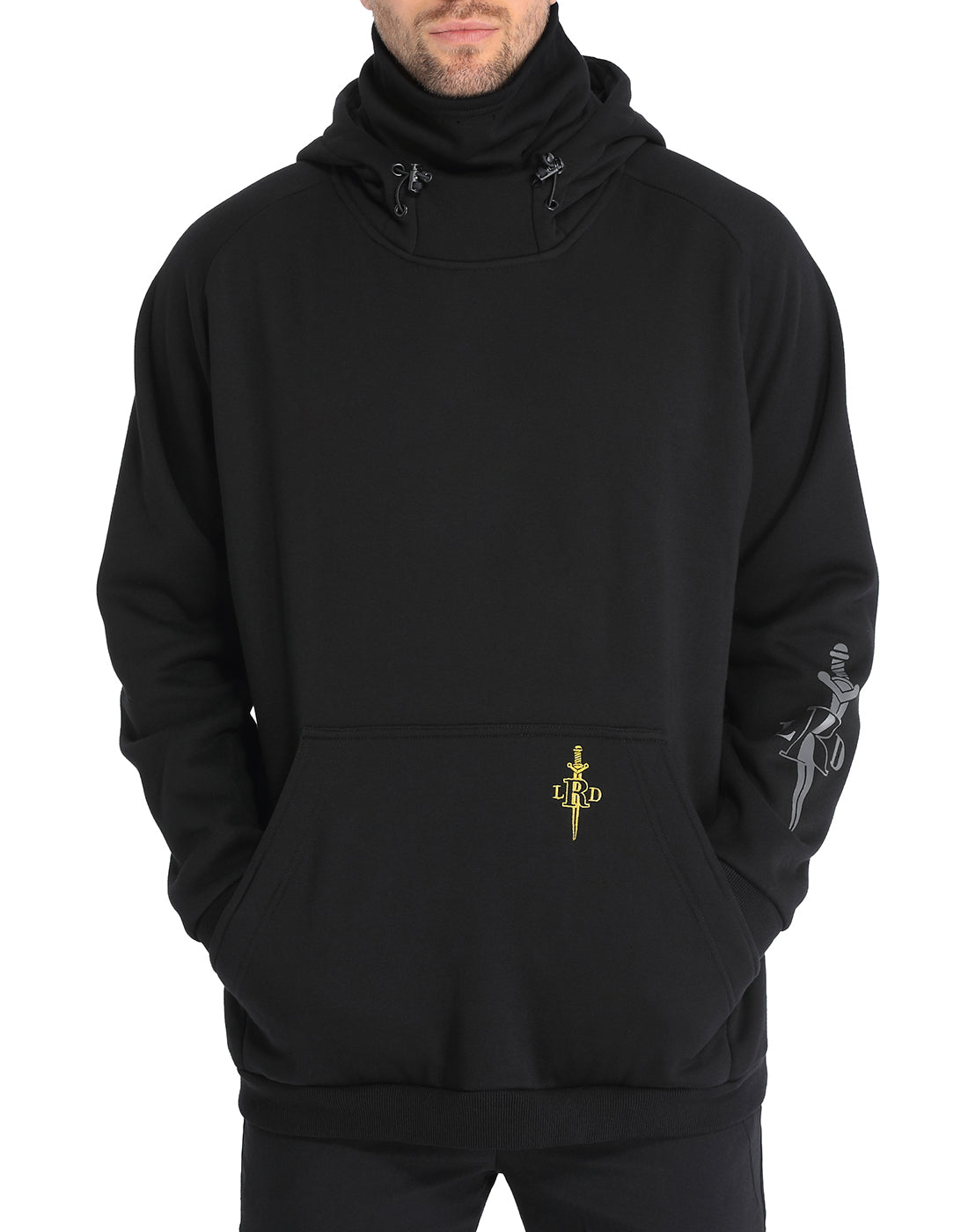 Ninja Balaclava Hoodie with Built-In Face Mask