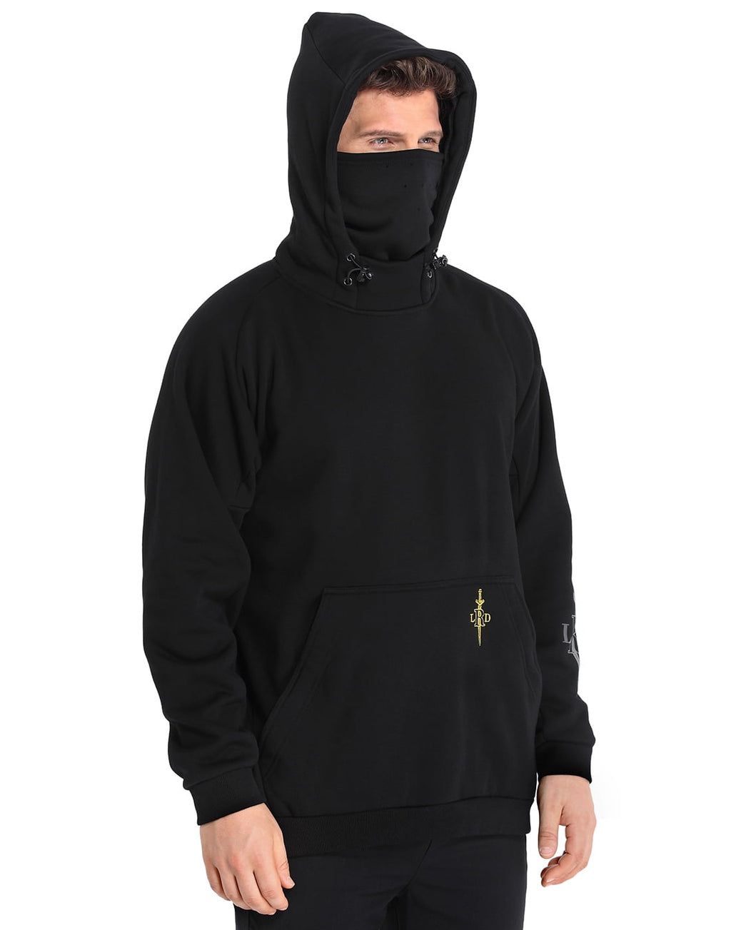 Ninja Balaclava Hoodie with Built-In Face Mask