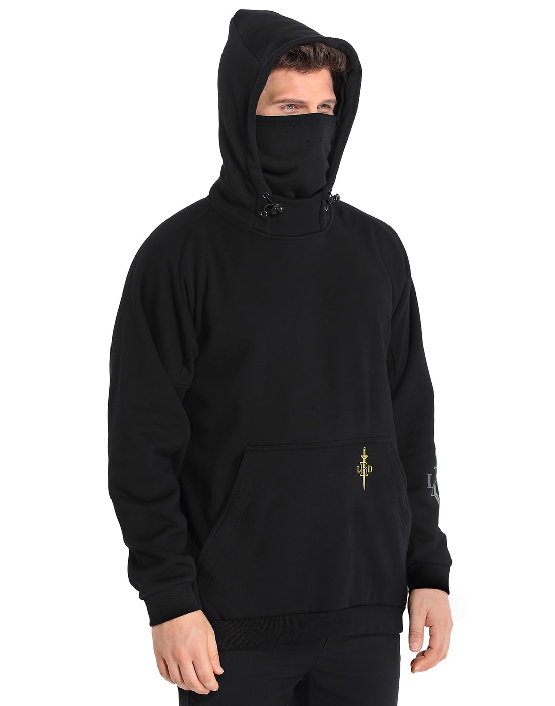 Ninja Balaclava Hoodie with Built-In Face Mask
