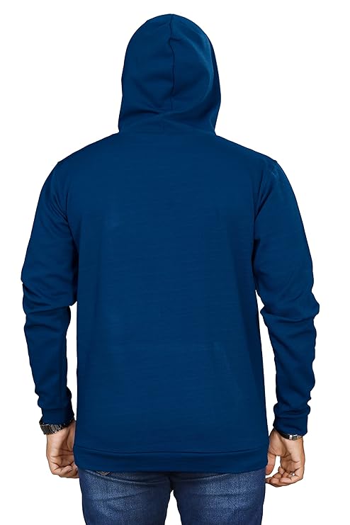 Men's Plain Hoodie: Classic, Comfortable, Versatile, Perfect for Casual Wear.