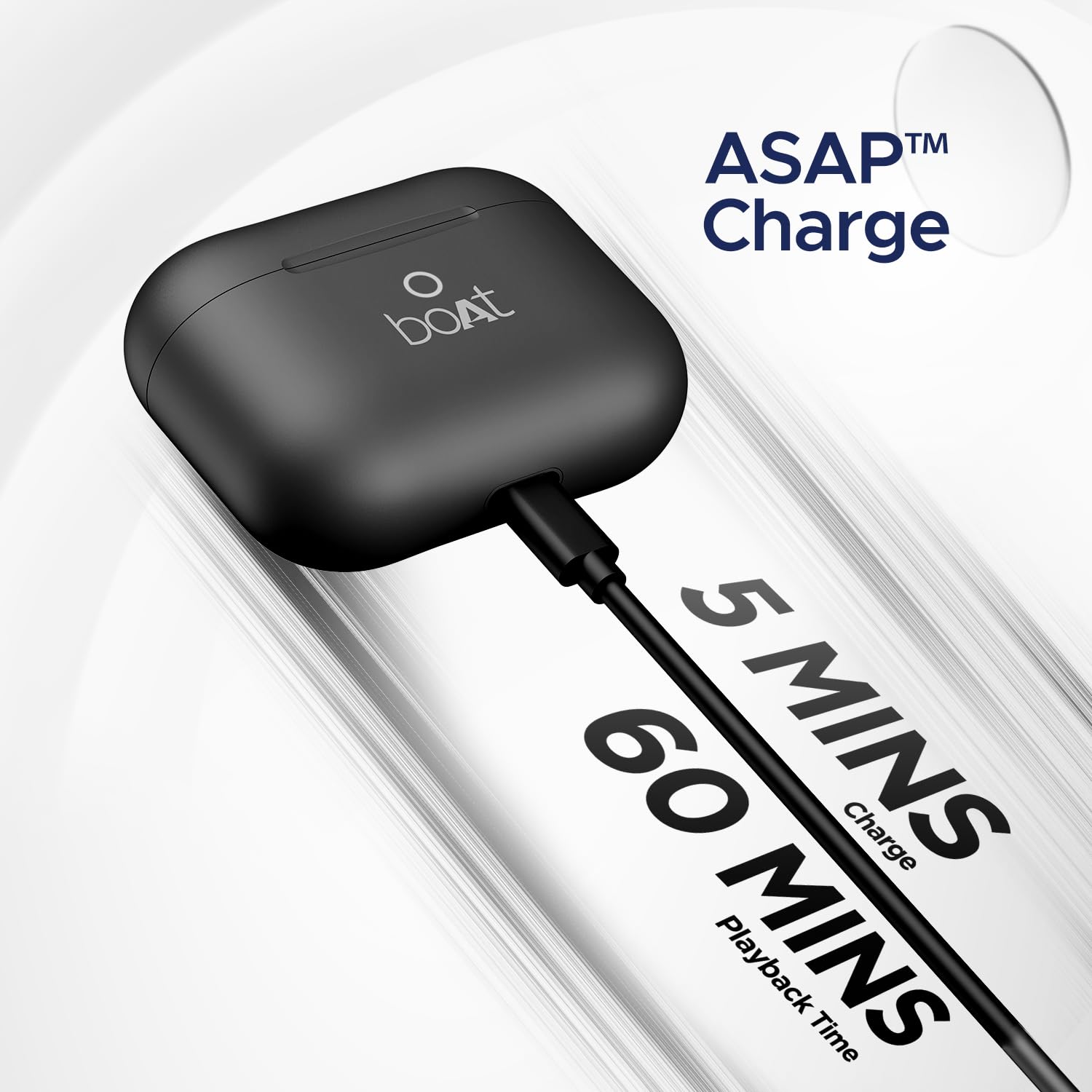 Boat Airdopes Joy, 35Hrs Battery, Fast Charge, IWP Tech, Low Latency, 2Mic ENx, Type-C Port, v5.3 Bluetooth Earbuds, TWS Ear Buds Wireless Earphones with...