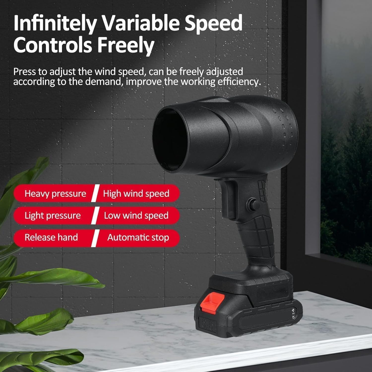 Cordless Leaf & Dust Blower | 130000 RPM Jet Fan with Battery | Powerful Handheld Air Blower for Keyboard, Car, Home & Outdoor Cleaning...